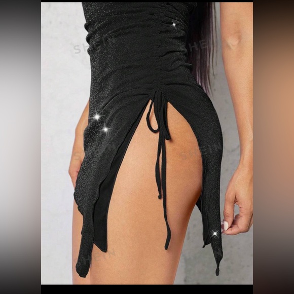 Shein Black Sparkly Dress - Picture 10 of 11